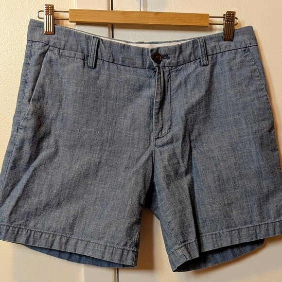Banana Republic 100% Cotton Denim-Style Shorts – Size 4 (Small) - Picture 1 of 4
